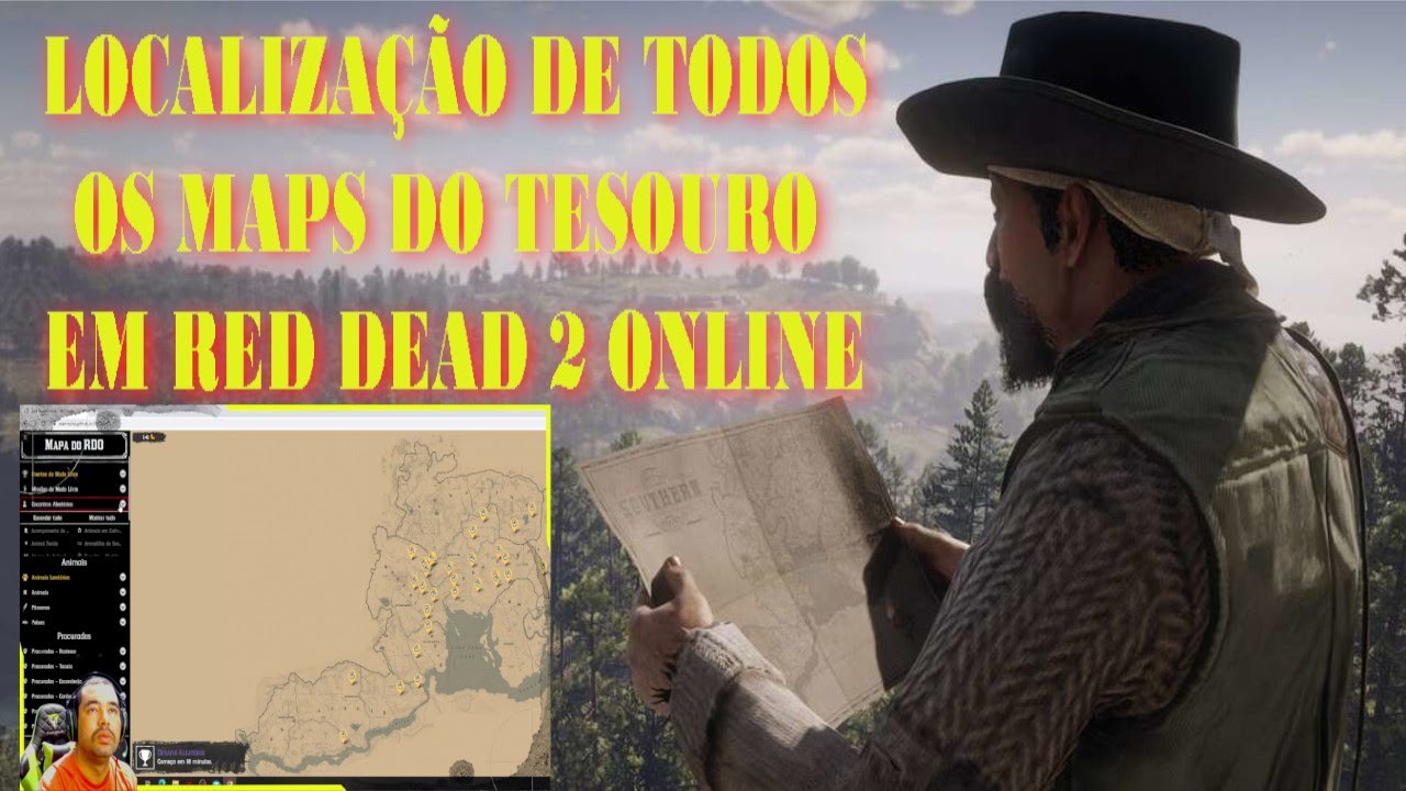 LOCALIZAÇÃO TODOS OS MAPAS DO JOGO RED DEAD 2 ONLINE 