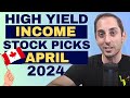 April 2024 high yield dividend income funds overview  stock market update  ep48 canada