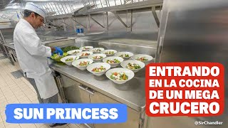 🧑‍🍳 LA COCINA DE UN MEGA CRUCERO 🛳️ - EL SUN PRINCESS