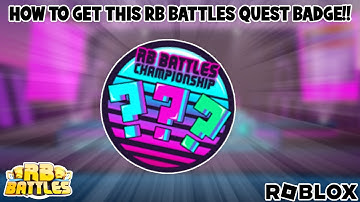 [EVENT] How to get the ??? SECRET RB BATTLES BADGE in ARSENAL!! (ROBLOX)