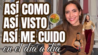 VLOG: lo que como 🥗, cómo me cuido 🧴 y cómo visto 👖 a diario