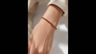18K Gold Ruby Tennis Bracelet and gemstone cuff bangles— Luxury Fine Jewelry by JewelryRich 💎❤️