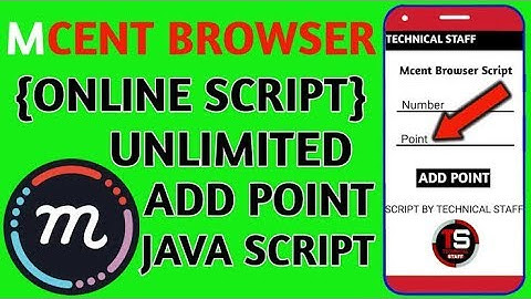 Mcent 1,002,632 points add in 3 minute mcent hidden setting points scripts trick By Paramount tech