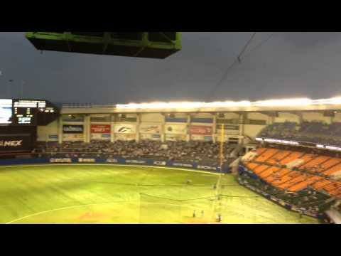 2012.09.29 オリックス戦終了後のエール交換