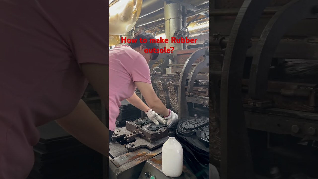 How to make rubber outsole in China outsole factory? 