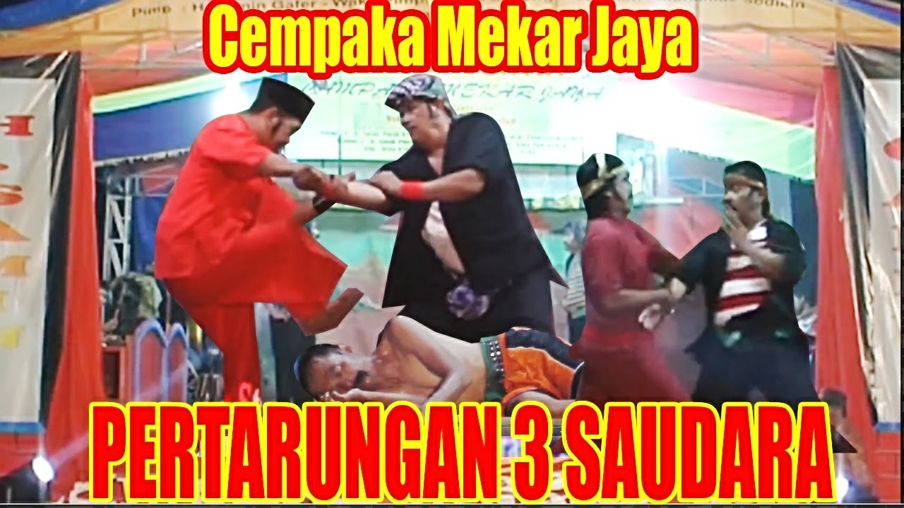 Pertarungan 3 saudara  Lenong betawi Cempaka Mekar jaya//afe studio Jkt//channel Hiburan & dakwah