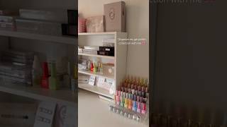 Organize with me @Zillabeau @sweetienailsupply discount code: MINA03 #organization #nails #diynails