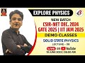 Solid State Physics I Lecture -8 I CSIR NET JRF I IIT JAM I GATE  I By Himanshu Sir