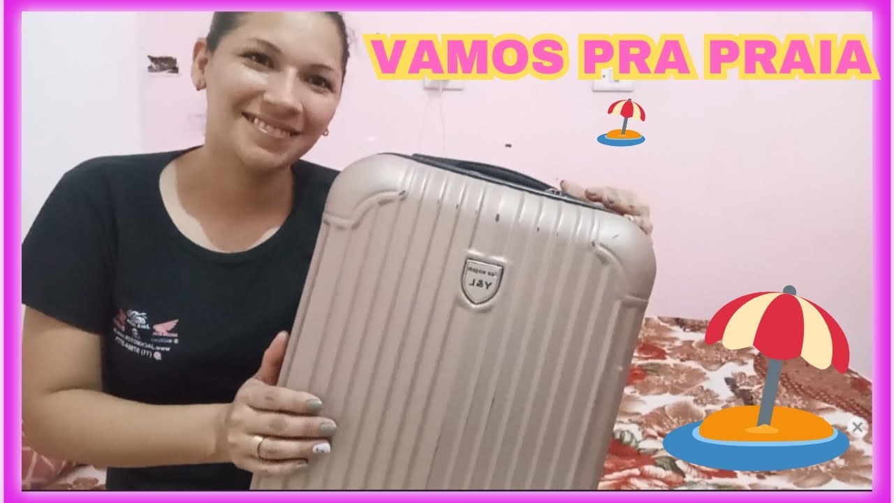 ARRUMANDO A MALA/VAMOS PARA PRAIA 🏖️😎 - YouTube