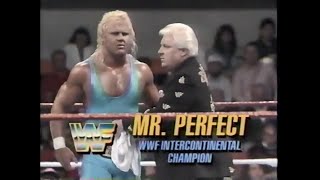 IC Title   Mr Perfect vs Greg Valentine   Prime Time May 14th, 1991