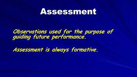 EDUC 537 Lecture 6a: Measurement Evaluation & Assessment