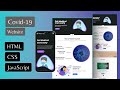 Build Your Covid-19 awareness  Website with Free Source Code (HTML,CSS &amp; JS)
