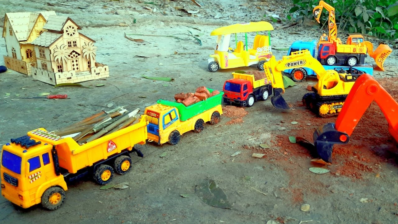 Diy tractor, excavator truck, carin gadi, dumpar truck, dojar gadi, hino ak bus | Jan 28 20266:30 AM