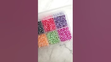 Beaded Ring 💍 #diyjewelry #beadedrings #beadedjewelry #shorts  #diycrafts #beads #diy