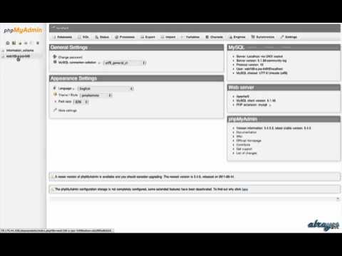 Backup MySql Database Using PHP MyAdmin