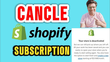 Shopify account deactivate kaise kare