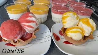 Helado de Yogurt(solo 3 ingredientes sin máquina)Postres para Vender