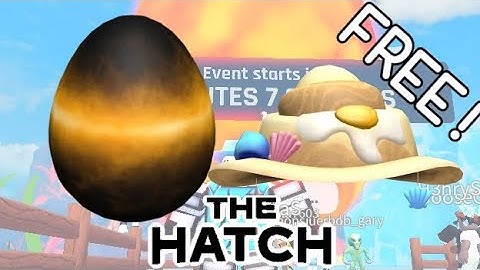 How to get Free Beach Benedict Hat, The Egg of the Blinding Corona Accessories in The Hatch! 