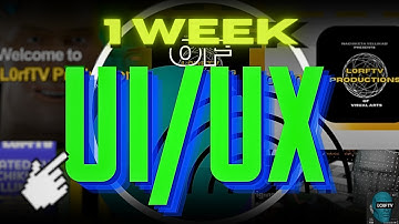 A Week of Web Development | UI/UX , Graphic Design, Animation Explained |