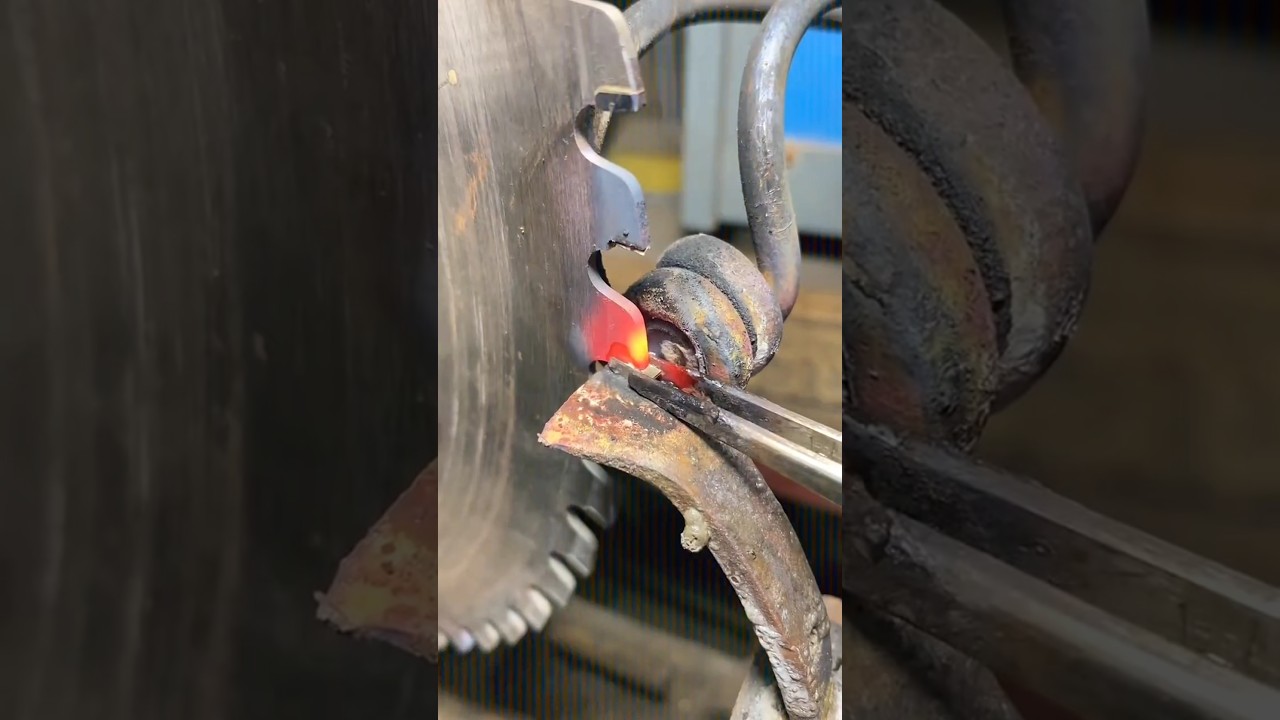 Cold saw cutting blade repair and tooth filling process- Goodtools and machinery make work easy
