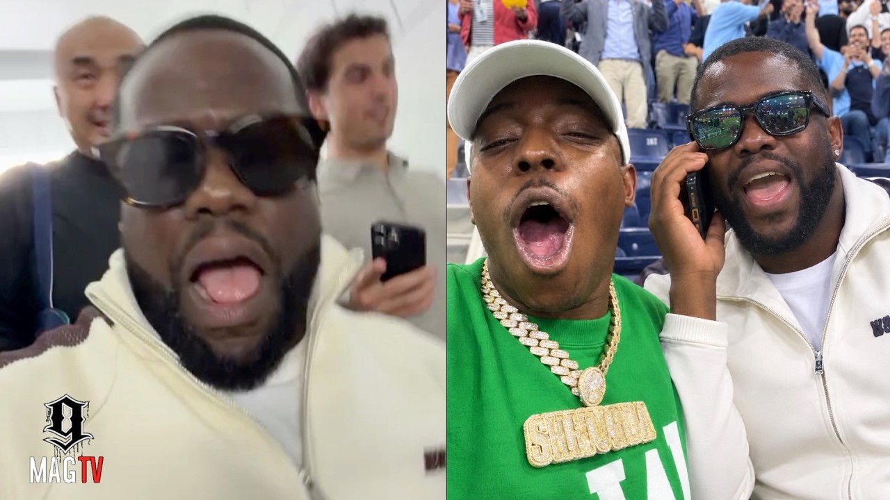 "Going To The Skrip Club" Kevin Hart & Bobby Shmurda Attend The U.S. Open! 🎾