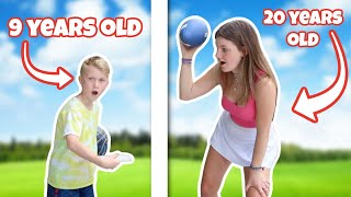 9 year old vs 20 year old ALL SPORTS BATTLE! | Match Up
