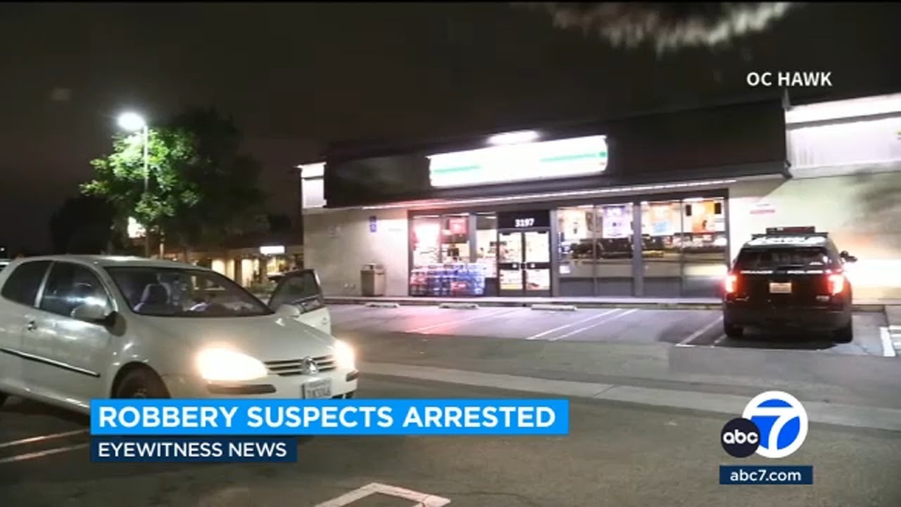 Suspects arrested in string of SoCal convenience store robberies - YouTube