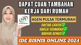 BISNIS ONLINE SAMPINGAN TERBARU 2024 ‼️ APLIKASI AGEN PULSA LEBIH MURAH DARI SHOPEE & M-BANKING screenshot 2