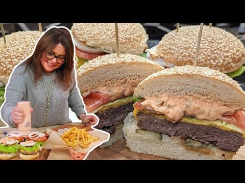 How to Make Super Burgers | Game Day Recipe | Rachael Ray | Rachael Ray Show