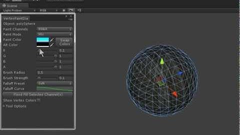 Vertex Painter Tool for Unity3D