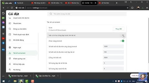 🔴Cài Đặt Tải Video Từ Youtube Trên Cốc Cốc Về Ỗ Đĩa Theo Ý Muốn Của Mình | #tháihảitv