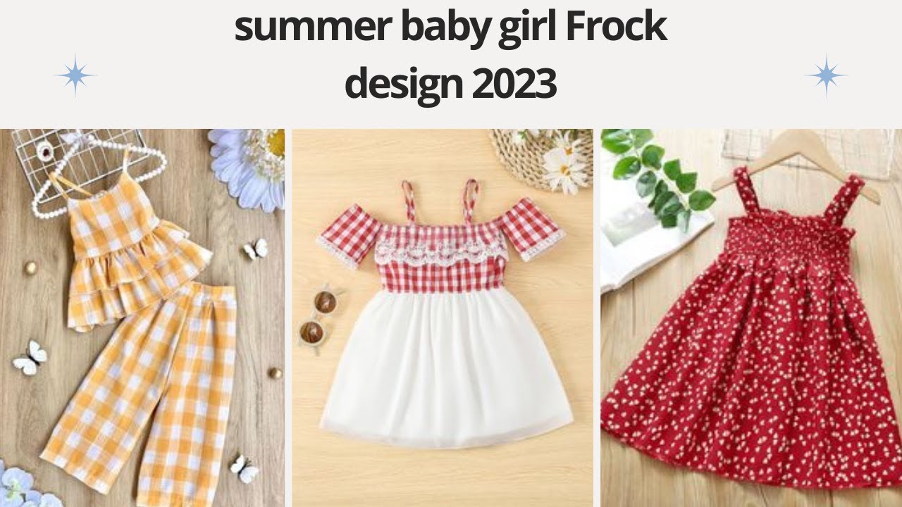 Beautiful florals dot clothes dress for kids baby girls summer 2023 -  Walmart.com