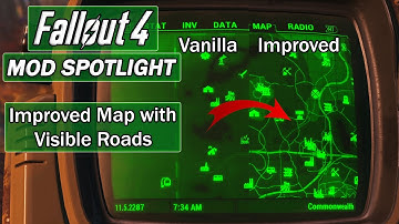Improved Map with Visible Roads - Fallout 4 Mod Spotlight