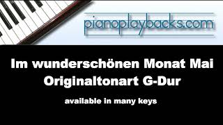 Im wunderschönen Monat Mai  (aus Robert Schumann "Dichterliebe") Playback Demo Originaltonart G-Dur