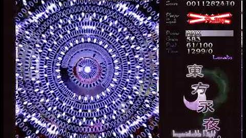 Touhou 8: Imperishable Night - #147 Forbidden Arcanum "Hourai Elixir"  (Lunatic) Capture