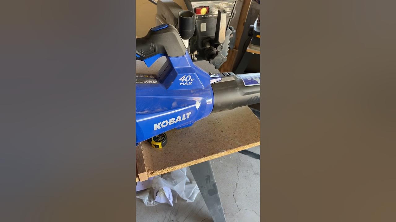 Kobalt 40 v max weed eater and blower. YouTube