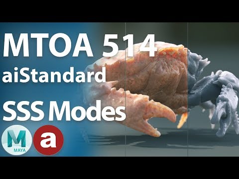 MtoA 514 | aiStandardSurface SSS modes