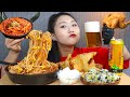 MUKBANG) 한신 대표메뉴 다모여! 국물닭발 한신통닭 주먹밥에 당면사리까지 넣었다! CHICKEN &amp; CHICKEN FEET REAL SOUND EATING SHOW