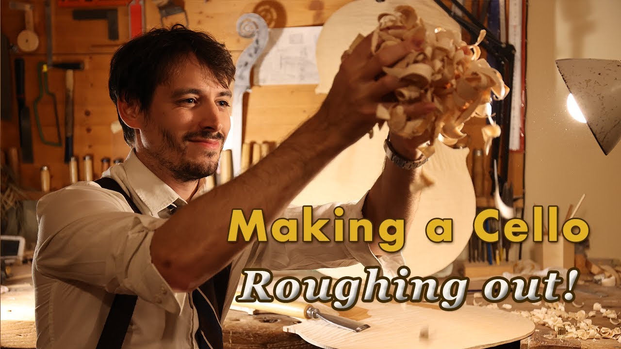 Making a CELLO | Roughing out! - 2025 Giuseppe Guarneri Filius Andreae model