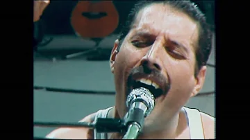 QUEEN - Bohemian Rhapsody and Radio Gaga (Live AID 1985) [1080p HD Color Grading]