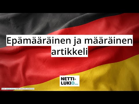 Video: Kuinka nichts-sanaa käytetään saksaksi?