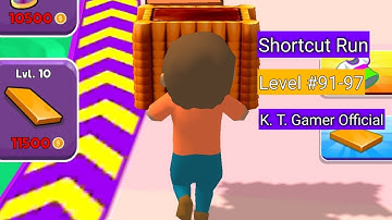 Shortcut Run Walkthrough Gameplay | Level #91 - 97 | K. T. Gamer Official