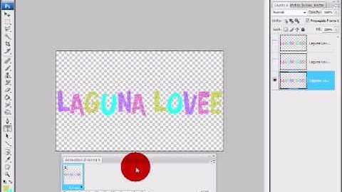 animated glitter text