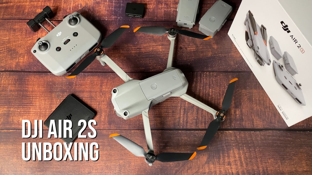 DJI Air 2S fly more combo drone unboxing, setup, and first flight