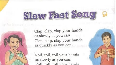 Clap clap (Slow fast song) / Gulmohar ( Literature) poem / Class-1 / Answer and Question