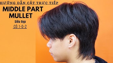 Mullet _ Middle Part Siêu Đẹp| Hướng Dẫn Cắt Trực Tiếp Chi Tiết Từng Bước | Ng . Tuấn Barber 17
