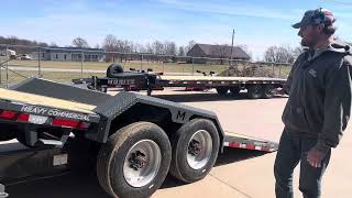 Moritz 25.9k GVWR Equipment Tilt Trailer