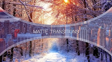 MATTE TRANSITIONS: A prview of the matte alpha matte project en Premiere 2017