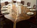 Красивые столы из дерева своими руками - обеденные, кухонные, трансформеры и журнальные