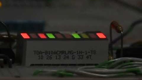 Bicolor LED bargraph demo